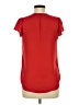 H&M 100% Polyester Red Short Sleeve Blouse Size 6 - photo 2