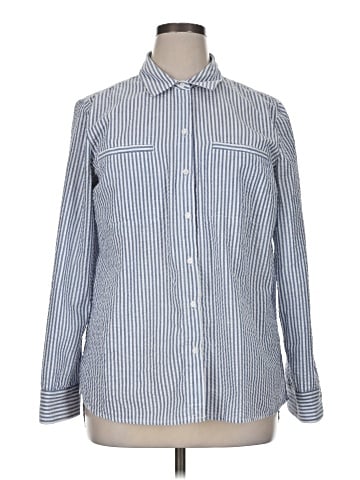 Jones New York Signature Long Sleeve Blouse (view 1)