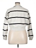 Unbranded Stripes White Turtleneck Sweater Size XL - photo 2