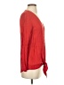 Silence and Noise Red Long Sleeve Blouse Size S - photo 4