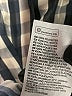 H&M 100% Polyester Checkered-gingham Gray Long Sleeve Blouse Size L - photo 8