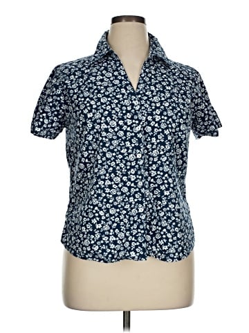 Gloria Vanderbilt Short Sleeve Blouse (view 1)
