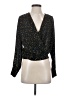 Dex Black Long Sleeve Blouse Size S - photo 1