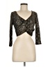 Bebe Black 3/4 Sleeve Top Size M - photo 1
