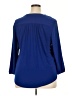 TWO by Vince Camuto Blue 3/4 Sleeve Blouse Size XXL - photo 2