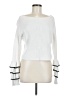 Express 100% Cotton White Pullover Sweater Size M - photo 1