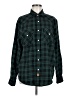 Assorted Brands Plaid Green Long Sleeve Blouse Size M - photo 1