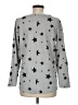 Per Se Stars Silver Pullover Sweater Size M - photo 2