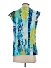 Worthington 100% Polyester Blue Short Sleeve Blouse Size S - photo 2