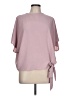 Unbranded 100% Polyester Pink 3/4 Sleeve Blouse Size L - photo 1