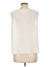 Worthington 100% Polyester Ivory Sleeveless T-Shirt Size L - photo 2