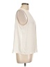Worthington 100% Polyester Ivory Sleeveless T-Shirt Size L - photo 4