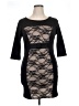 Mystic Black Cocktail Dress Size 1X - photo 1