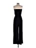 Gilli Solid Black Jumpsuit Size M - photo 2