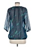 Express Teal 3/4 Sleeve Blouse Size M - photo 2