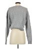 Faded Rose Gray Pullover Sweater Size S - photo 2