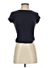 Assorted Brands Blue Short Sleeve Turtleneck Size S - photo 1