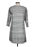 dalia Chevron-herringbone Gray Casual Dress Size L - photo 2