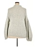 Scoop Solid Gray Turtleneck Sweater Size 20 - photo 2