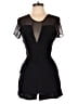 Parker 100% Polyester Black Romper Size M - photo 1