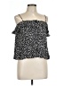 Volcom 100% Viscose Black Sleeveless Blouse Size 10 - photo 1