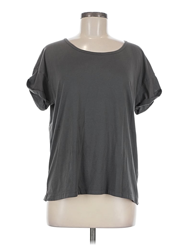 Pre-owned Fabletics Short Sleeve T-shirt In Gray