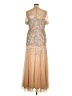 Mac Duggal 100% Polyester Gold Cocktail Dress Size 14 - photo 2