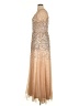 Mac Duggal 100% Polyester Gold Cocktail Dress Size 14 - photo 5