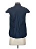 Universal Standard Blue Sleeveless Button-Down Shirt Size 00 - 0 - photo 2