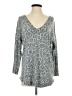 Joie Animal Print Gray Pullover Sweater Size S - photo 1