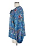 dalia 100% Polyester Blue Long Sleeve Blouse Size M - photo 5