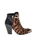 Assorted Brands Animal Print Brown Ankle Boots Size 6 - photo 1