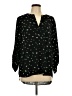 Daniel Rainn Black Long Sleeve Blouse Size XL - photo 1