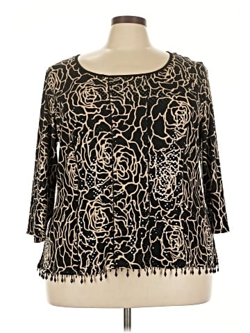 MSK 3/4 Sleeve Blouse (view 1)