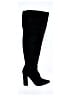 Just Fab Black Boots Size 7 1/2 - photo 1