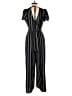 B.O.G Collective 100% Polyester Stripes Black Jumpsuit Size M - photo 2