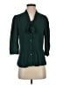 Royal Monk 100% Polyester Green 3/4 Sleeve Blouse Size S - photo 1