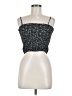 Papermoon 100% Polyester Black Sleeveless Top Size M - photo 1