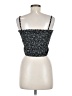 Papermoon 100% Polyester Black Sleeveless Top Size M - photo 2