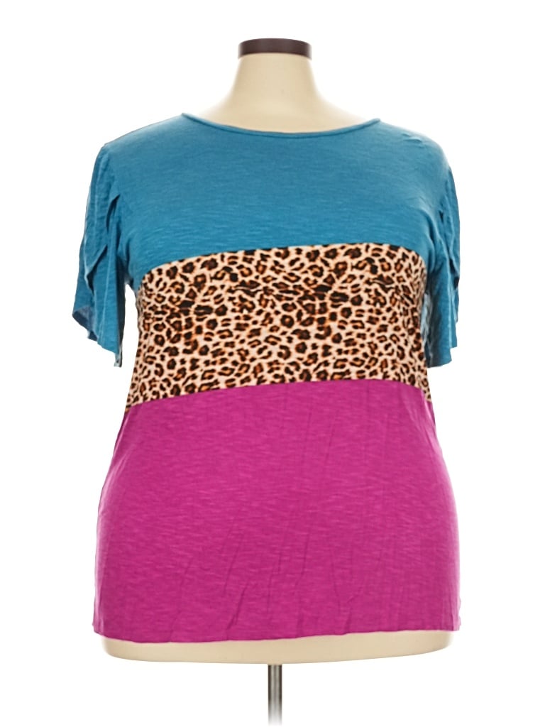 Pre-owned Lularoe Short Sleeve T-shirt In Teal
