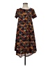 Lularoe Chevron-herringbone Brown Casual Dress Size XS - photo 1