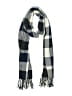 Plush Checkered-gingham Blue Ivory Scarf One size - photo 1