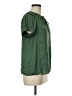 Catherine Malandrino Solid Green Short Sleeve Blouse Size M - photo 4