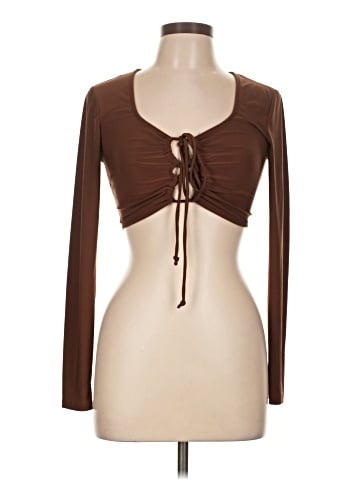 Just Polly Long Sleeve Top (view 1)