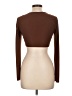 Just Polly Brown Long Sleeve Top Size L (estimated) - photo 2