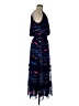 Ramy Brook 100% Polyester Print Blue Black Casual Dress Size M - photo 4