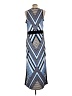 MICHAEL Michael Kors Graphic Blue Casual Dress Size L - photo 2