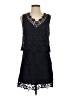 Everly Blue Black Cocktail Dress Size S - photo 1