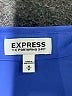 Express 100% Polyester Blue Long Sleeve Blouse Size M - photo 7