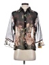 Nicola 100% Polyester Floral Black 3/4 Sleeve Blouse Size S - photo 1